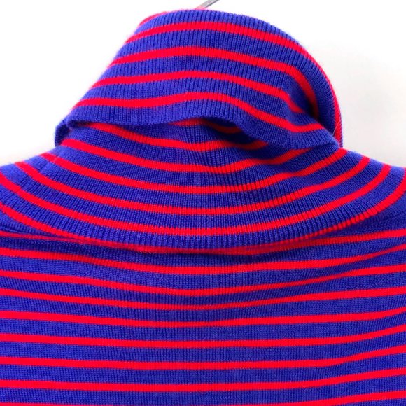 J. Crew 100% Merino Wool Striped Turtleneck Sweater Size XL - Picture 16 of 16